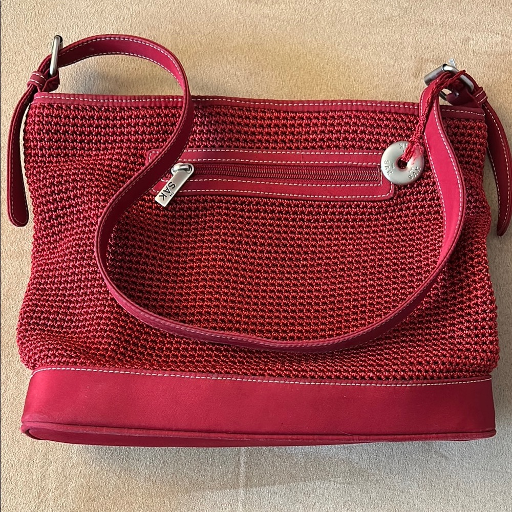 The Sak Red Shoulder Bag